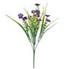 Artificial Spring Grass & Daisies with Fruit for Table, Windowsill, Porch & Outdoor Decor