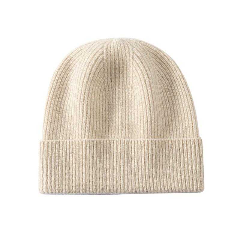 Unisex Winter Cashmere Knit Wide Fit Head Wrap Hat
