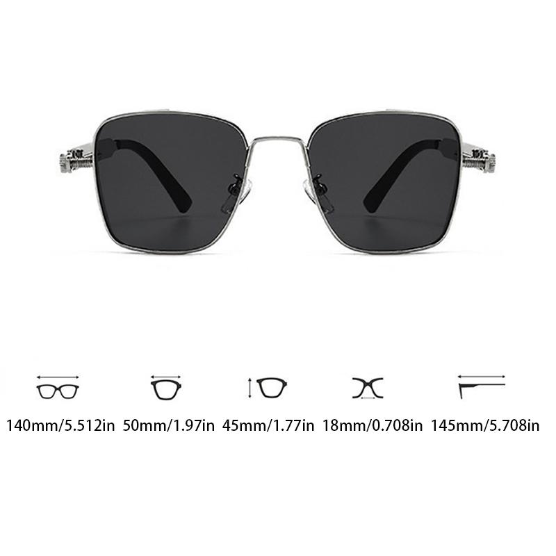 Punk Metallrahmen Sonnenbrille Frauen Männer Mode Fotos Dekoration Zubehör Sonnenbrille