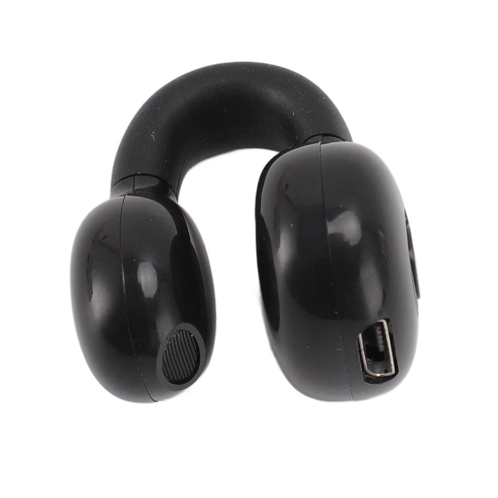 1pc Bluetooth V5.3 Ear Clip Bluetooth Headphone Stereo Noise Canceling Waterproof Bone Conduction