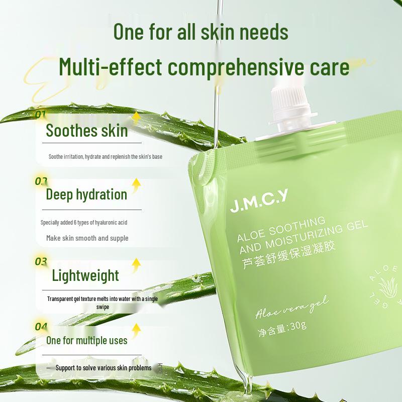 Kienvy Aloe Vera Gel 30g - Hydrating, Moisturizing, Soothing Aloe Gel for After-Sun Care, Portable for Students and Women.
