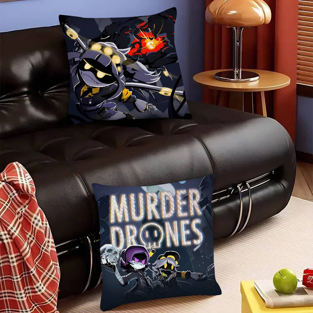 M-Murder D-Drones Spiel Kissenbezug Mode Quadratischer Kissenbezug Schlafzimmer Sofa Zimmer Ins Dekoration Freizeit
