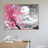 Japanese Posters with Images of Fuji Cherry, Canvas Printing, Paintings, Wall Art Photos for Living Room, Kitchen, Interior, Home Decor