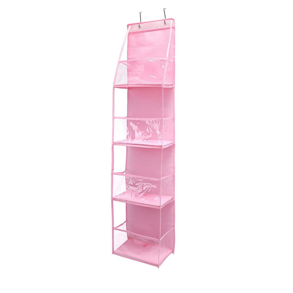 4 Grids Transparent Multi-Pocket Hanging Door Organizer