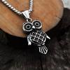 Punk Style Men's Titanium Steel Cross Necklace - European American Hip Hop Versatile Design
