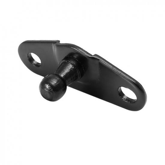 4pcs 10mm Auto Ball Studs Mounting Brackets Black  for Gas Struts Shocks