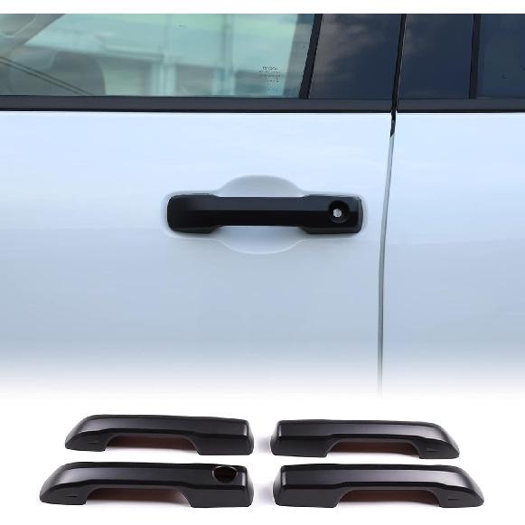 

Aunginsy Auto Exterior Door Handle Protective Trim Cover Compatible with Toyota Tundra/Sequoia 2022-2026, Car Outside Front Rear Door Grab Handle матовий чорний колір