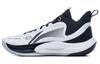 Sonic Team Textile, Synthetic Leather, TPU Cushioning Mid Top Basketball Shoes Men's White Black ABPT057-1
