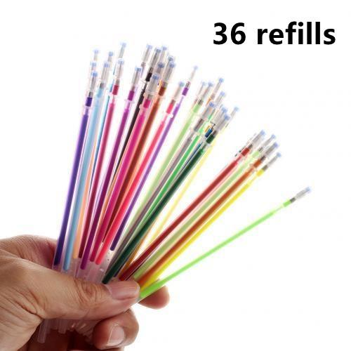 

Нейтральный цветной чехол для ручки для рисования. Маркер толщиной 0,5 мм для школьных и офисных принадлежностей. 36 Refill