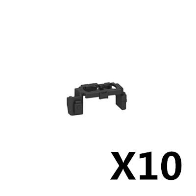 10PCS/LOT MOC Military Building Blocks Soldiers Figure Vest Helmet Belt Mask Earphone Bricks Army Accessories Toys J021