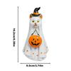 Halloween Ghost Figurine Lighted Spooky Ghost Animal Decor Halloween Decorations Table Centerpieces For Mantel Haunted House