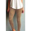 Womens Casual Slim High Elastic Pencil Long Pants Leggings In Vibrant Blue Green And Classic Black