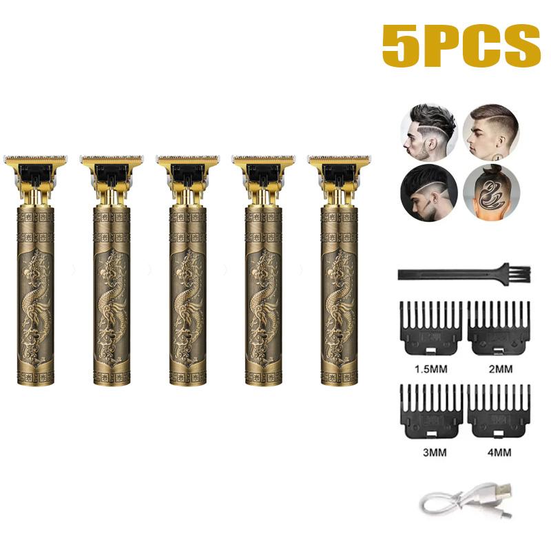 2025 New Vintage T9 Hair Cutting Machine Men's Electric Shaver Rechargeable Hair Trimmer Beard Clipper Barber Hair Cut Hot Sale