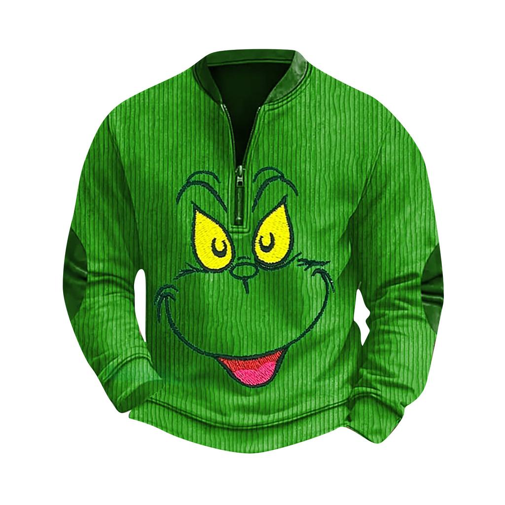 Lässiges Retro-Sweatshirt mit Farbverlauf für Herren