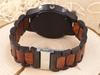 Men's Fashionable Large Dial Wooden Quartz Watch