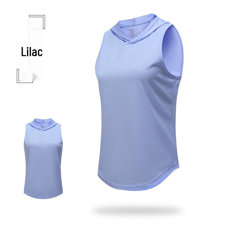 Men's Quick-Dry Hooded Sports Tank Top - Sleeveless Basketball Training Vest