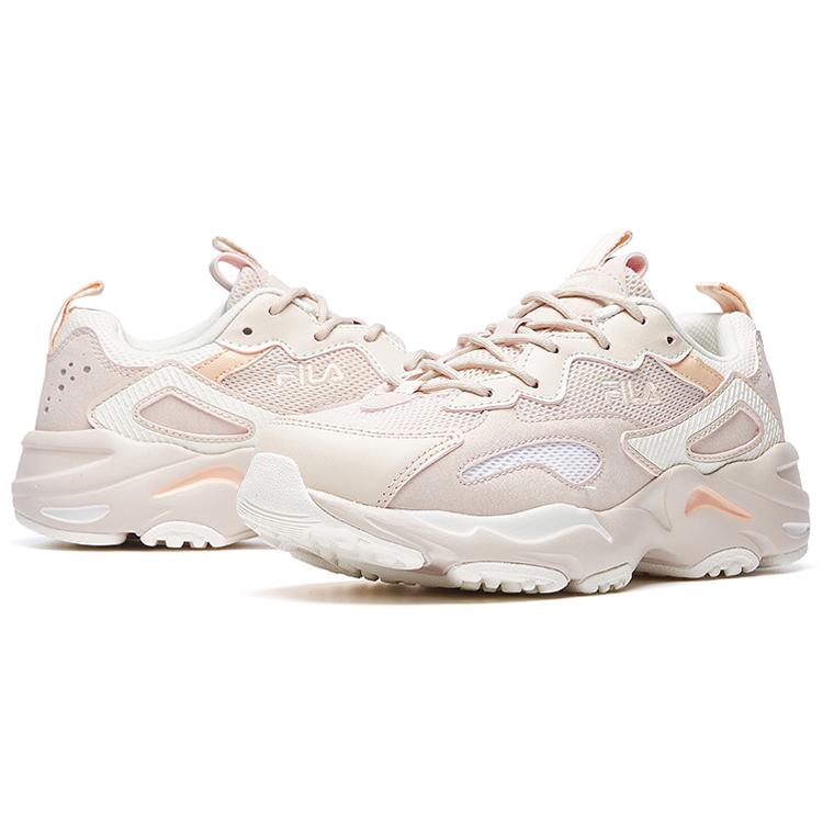 FILA Tracer Fabric Low top Chunky Sneakers Women's Nude Pink F12W021116FLS