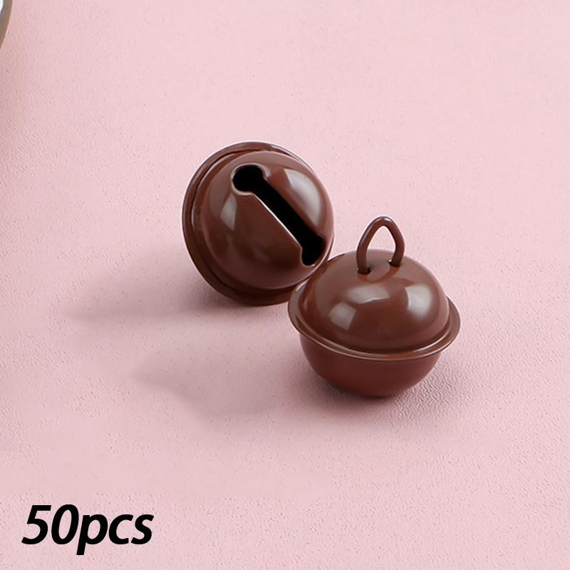 Clochettes Colorées 14/18/22mm Petit Pendentif Accessoires Porte-clés DIY Clochettes Rondes pour Animaux (50 pièces)