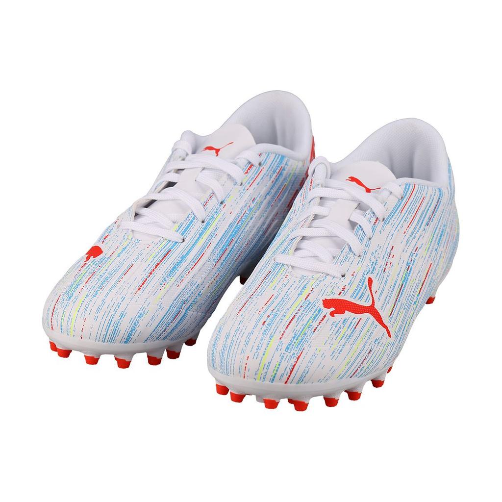 PUMA Comfortable Versatile Low-Top Kids Soccer Shoes Kids sneaker White Red Blue 106365-05