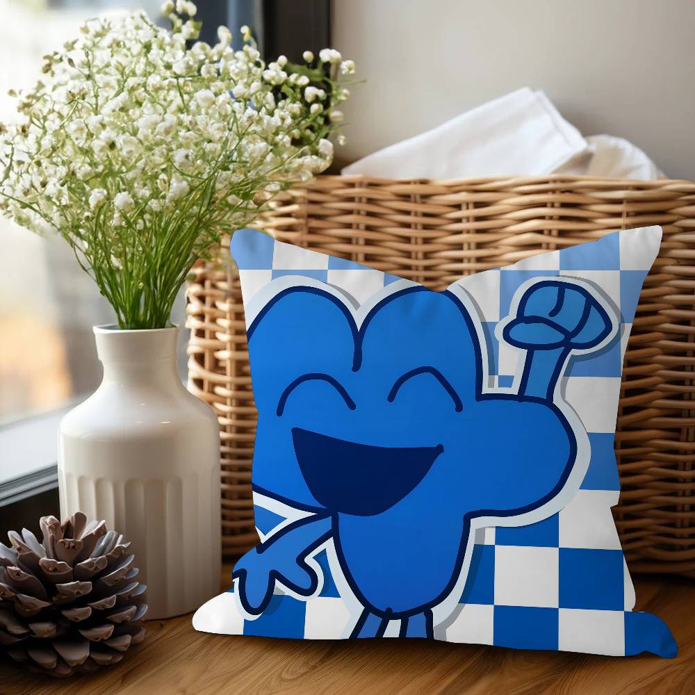 Cartoon B-BFDI Cushion Cover Pillow Cover Decor Pillowcase Printed Cushion Case For Couch
