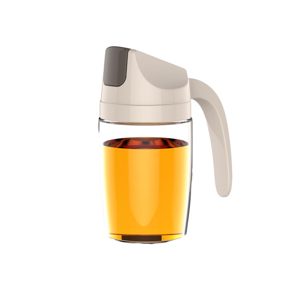 

Герметичный масляный практичный кухонный диспенсер для бутылок оливкового уксуса, удобное автоматическое хранение 300ml Triangle абрикосовый