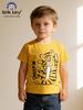 New Spring/Summer Kids' Cartoon Tiger Print Short Sleeve T-shirt