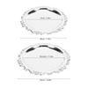 Floral Engraved Serving Platter Floral Engraved Serving Platter Vintage Multifunctional Floral Engraved Mirror Decorative Tray