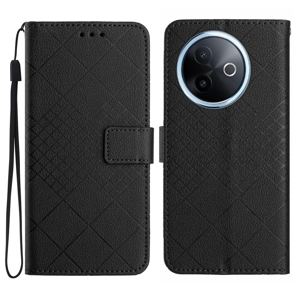 For vivo Y39 5G Phone Case Wallet Imprint PU Leather Flip Folio Cover