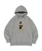 Street Bear Graphic Hoodie (Gray)