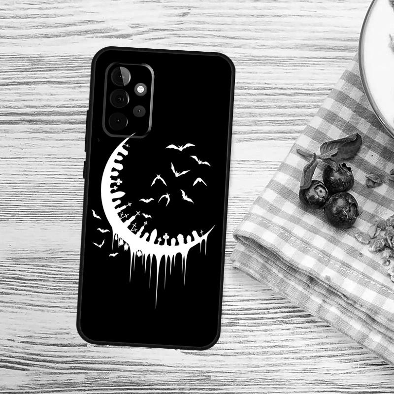 Goth Vampire Bat Gothic Case For Samsung Galaxy A54 A34 A14 A56 A36 A16 A06 A13 A53 A12 A22 A32 A52 A35 A17 A15 A55