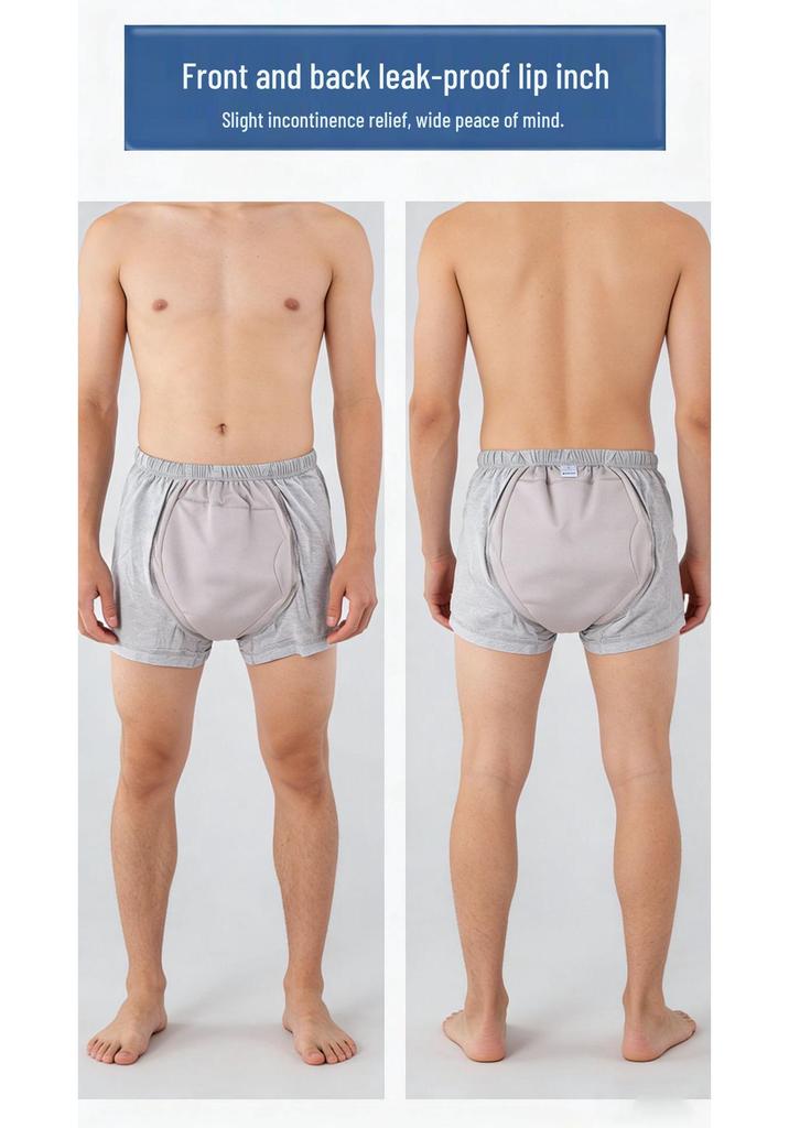 Unisex Leak-Proof Underwear and Washable Adult Diapers for Elderly or Bedridden Care