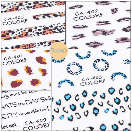 Sticker Easy To Paste Exquisite Fashionable Leopard-Print