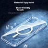 AI Button Transparent MagneticCase for Apple IPhone 16 Pro, Slim Shockproof Sweat-Resistant Fashion Simple Soft, Transparent