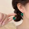 Arrival Pink Blue Crystal Earrings For Women Girls Vintage Drop Earrings Statement Wedding Jewelry