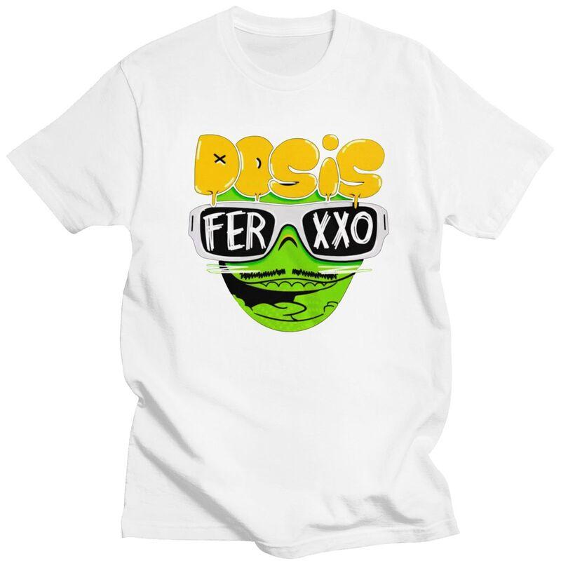 Custom Classic Pop Singer Feid Ferxxo T Shirts Men Short Sleeve Tshirts Streetwear Tee Slim Fit Tshirts Merch