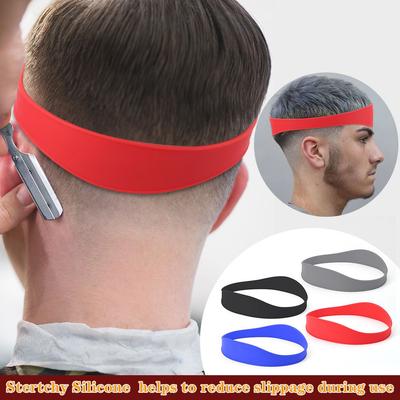 DIY Hombre Home Haarschnitte Gebogenes Stirnband Männer Silikon Rasiervorlage und Haarschneideführung Haarstyling-Werkzeug