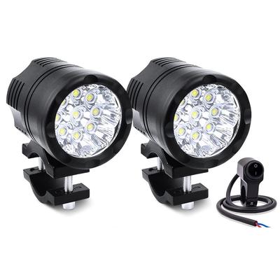 X-STYLE Motorcycle Fog Lamp with Waterproof Switch Headlight Auxiliary Light Small LED Work Light