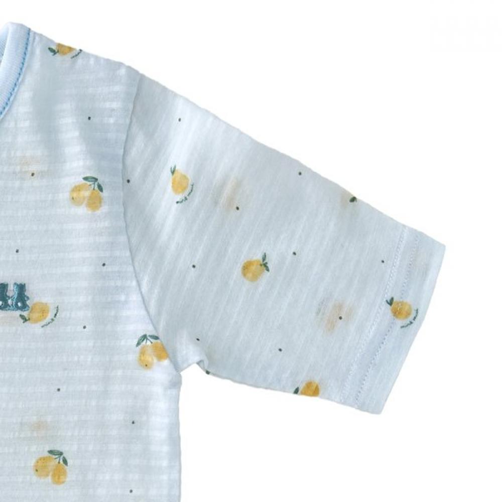 Mink Mui Dot Fruit 7 Sleeve Romper   Petit Berry Sock Set 36370 041 12 36170 011 02