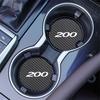 2PCS Car Cup Slot Non-Slip Mat Auto Accessories For Chrysler 300C 300  PT Cruiser Voyager Sebring Pacifica 2004 Crossfire 200
