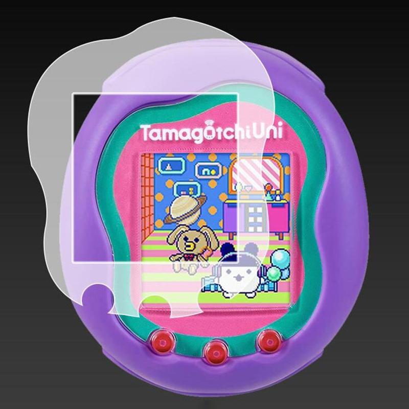 Film protector de ecran transparent Tpu anti-zgârieturi pentru consolă de jocuri pentru ecran LCD pentru Tamagotchi Uni, piesă de schimb pentru upgrade