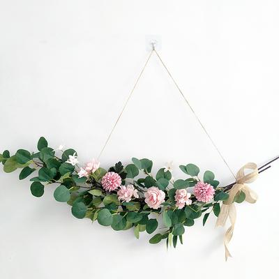 Nordisch Einfach Künstliche Blume Türsturzblume Eukalyptusblatt Kunstblume Schlafzimmer Hochzeit Blumenwand Dekoration Wandblume