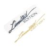 2pcs Limited Edition Metal Sticker 3D Metal Emblem Badge Motorcycle Automobile Decals Car Styling