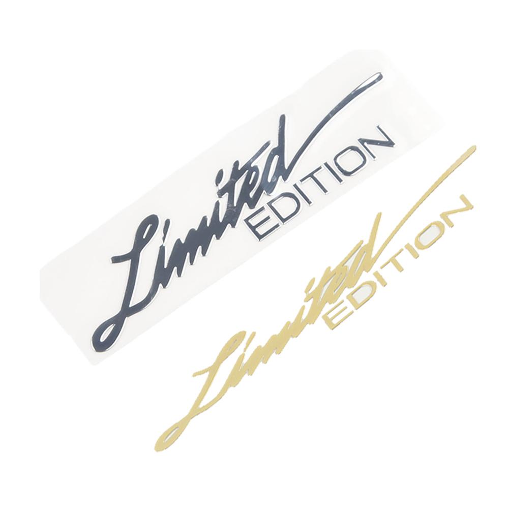 2pcs Limited Edition Metal Sticker 3D Metal Emblem Badge Motorcycle Automobile Decals Car Styling