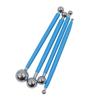 Point Drill Creasing Pen Set 4Pcs Double Head Spiral Clay Sculpting Tools for Home DIY Clay Carving Embossing Handcrafts