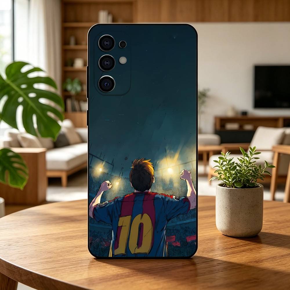 LIONEL Leo Messi-i F-Football  Phone Case For Samsung S25,S24,S21,S22,S23,S30,Ultra,S20,Plus,Fe,Lite,Note,10,Black Cover