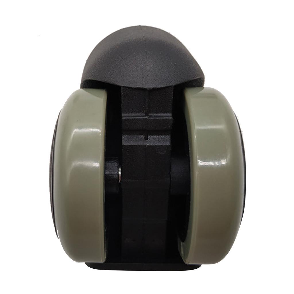 10PCS Chair Wheel OD Green Nylon PU 2in 360 Degrees  Rotating Office Chair Caster for Replacement