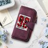 Vintage PU Leather Wallet Fashion New York Print Long Purse Casual Portable Multi Card Holder Daily Use Zipper Wallet