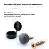 100Pcs Cross Screw Nail Cap Screw Decorative Cover Folding Buckle For Car Furniture Decorative Nuts Cover Bolts Hardware