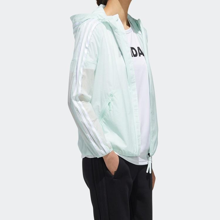 (WMNS) adidas Windbreaker 3S Jacket Green Women's FT2882