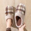 2025 new plush cotton slippers winter home indoor warm shoes non-slip thick-soled cotton slippers